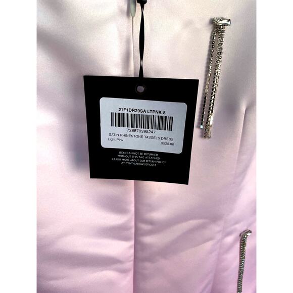 CYNTHIA ROWLEY, SIZE 8, WHITE AND PURPLE DRESS NWT - Picture 4 of 7